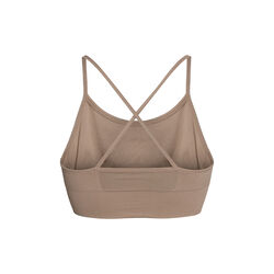 Hilde Seamless sports bra, mocha, Rethinkit