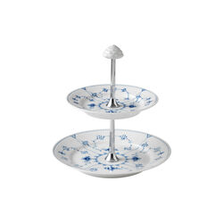 Musselmalet Riflet étagère, Royal Copenhagen