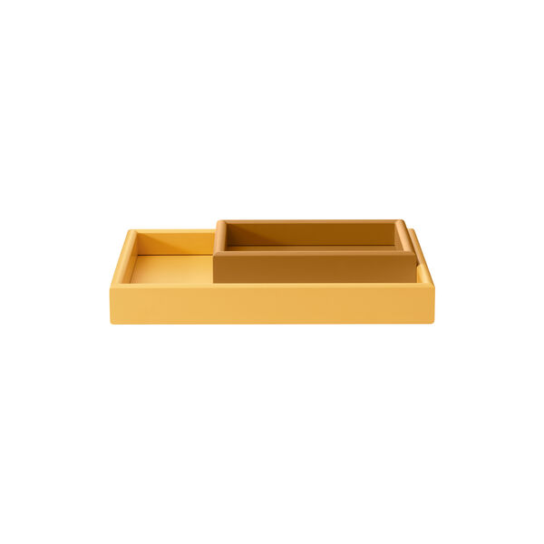 ARRANGE - sæt af 2 bakker, acacia/amber ARRANGE - sæt af 2 bakker, acacia/amber, Montana Furniture