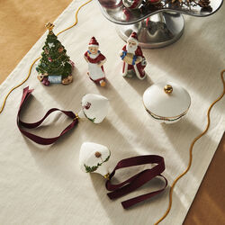 Stjerne Riflet Jul ornament 2 stk., Royal Copenhagen