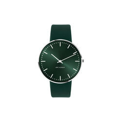 City Hall armbåndsur, green/steel/green City Hall armbåndsur, green/steel/green, Arne Jacobsen Watches