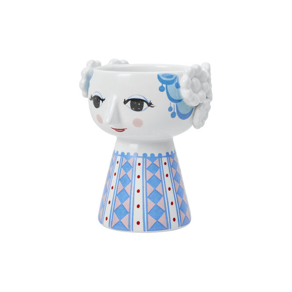 Eva lysestage, blå, Bjørn Wiinblad