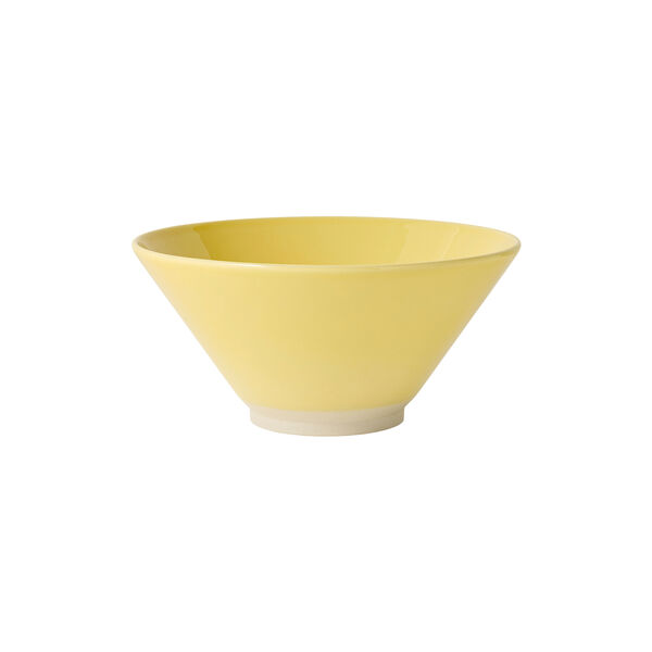 Memphis sk&aring;l &Oslash; 24 cm, yellow, Stilleben