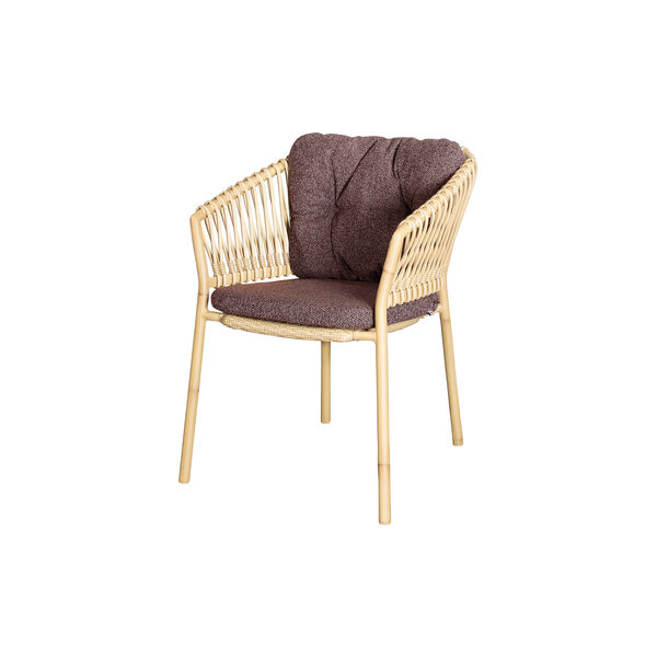 Ocean stol hyndes&aelig;t, dark bordeaux, Cane-line