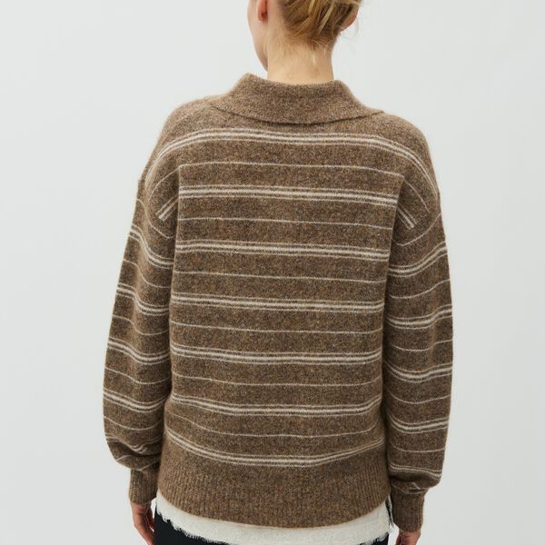 Emin M Knit, falcon stripe, mbyM