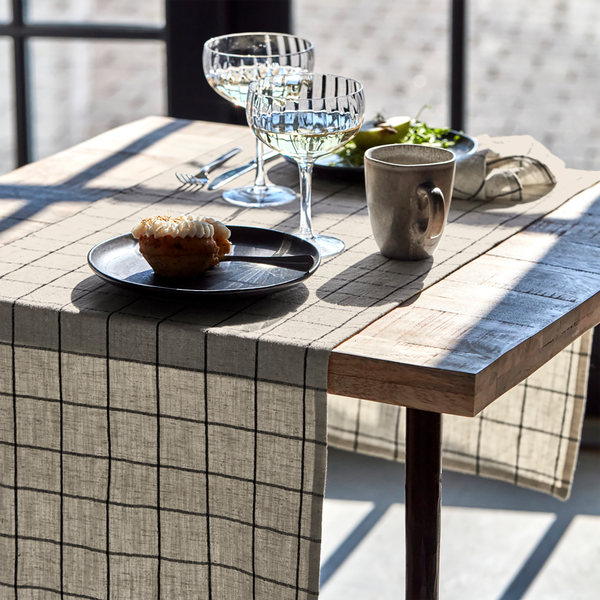 HDJoin Bordl&oslash;ber, sort/off-white, House Doctor