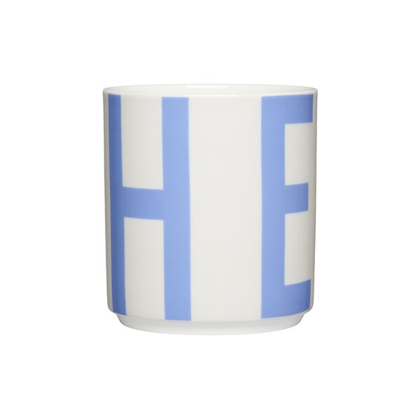 XL Vintage ABC kop, sky blue, Design Letters