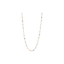 Lola halskæde, guld/lolly, ENAMEL Copenhagen