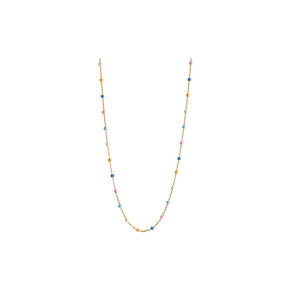 Lola halskæde, guld/lolly, ENAMEL Copenhagen