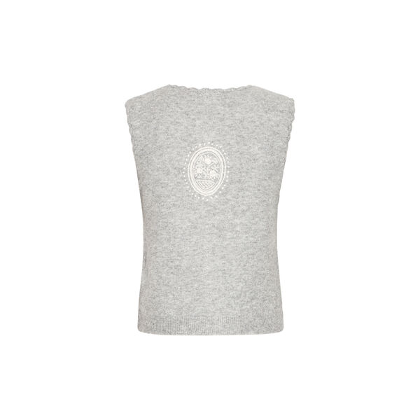 IRLOVEY Waistcoat, medium grey melange, Atelier Rêve
