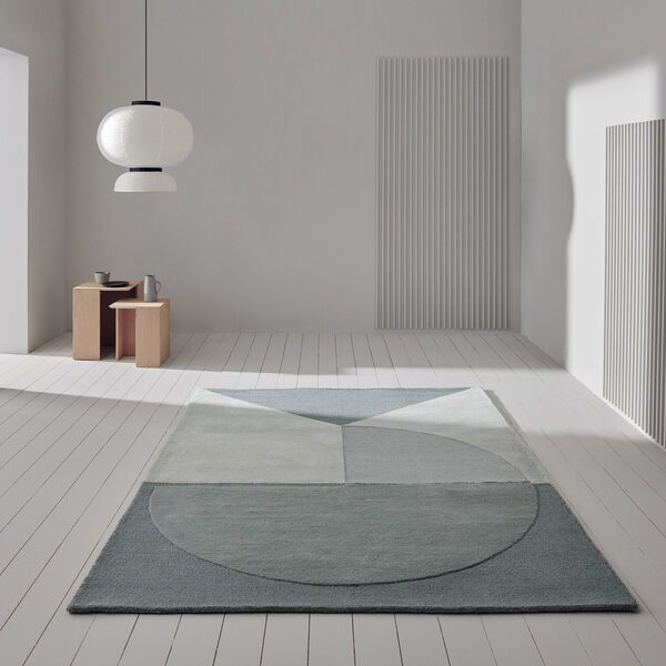 Satomi gulvtæppe, aqua Satomi gulvtæppe, aqua, Linie Design