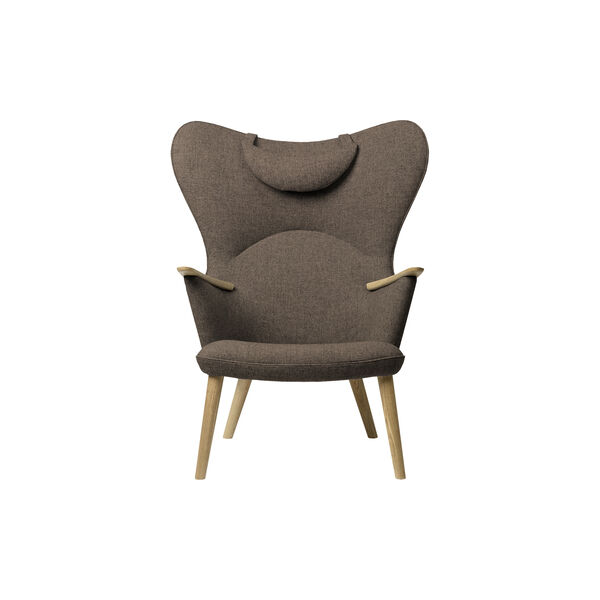 CH78 Mama Bear loungestol, brown/olieret eg CH78 Mama Bear loungestol, brown/olieret eg, Carl Hansen & Søn