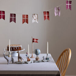 Fødselsdags flagranke tal 0-9, Sebra