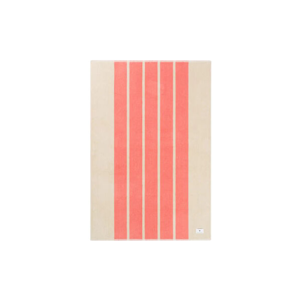 SUN STRIPE strandh&aring;ndkl&aelig;de, coral pink, Georg Jensen Damask