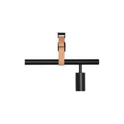 Long John 5 Spot Pendant Nature Leather, black, Rubn