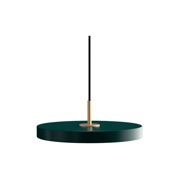Asteria Plus Pendant, forest green/brass, UMAGE