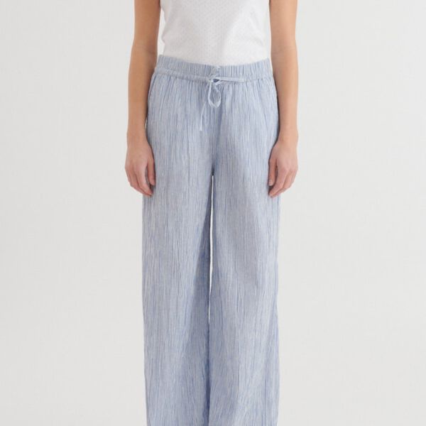 Carol Pants, riviera, Basic Apparel