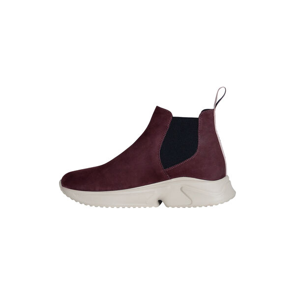 Zarah Sneaker Boot, burgundy/ivory, Roccamore