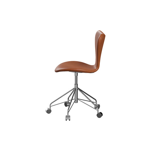 Serie 7&trade; 3117 fuldpolstret kontorstol, Grace Walnut, Fritz Hansen