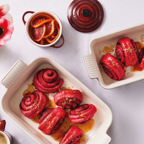 Heritage rektangul&aelig;rt fad 19 cm, garnet, Le Creuset