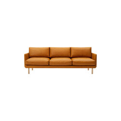 Emo 3-pers. sofa, SemiAni Cognac/naturolieret eg Emo 3-pers. sofa, SemiAni Cognac/naturolieret eg, Bruunmunch Furniture