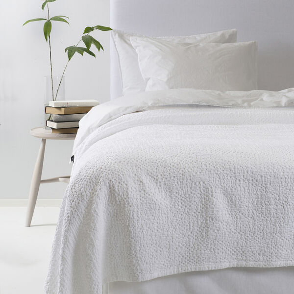 Dani sengetæppe, white Dani sengetæppe, white, Himla