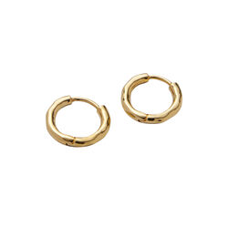 Spirit Huggies Small, forgyldt, Pernille Corydon Jewellery