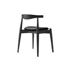 CH20 Elbow spisebordsstol, sortlakeret eg/sort, Carl Hansen & S&oslash;n