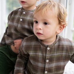 Baby Brushed Shirt | Trail Checks | Skjorte, Serendipity