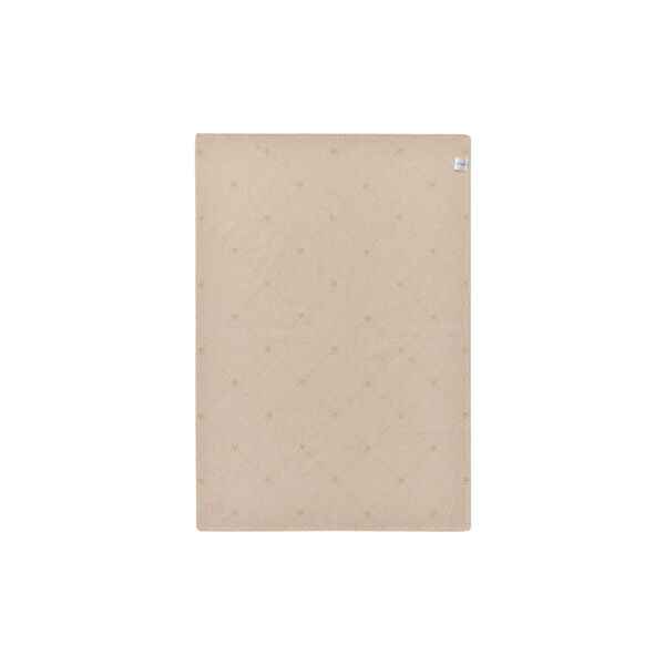 Icons Baby Signature Star Recycled Wool Throw, beige/white Icons Baby Signature Star Recycled Wool Throw, beige/white, Lexington