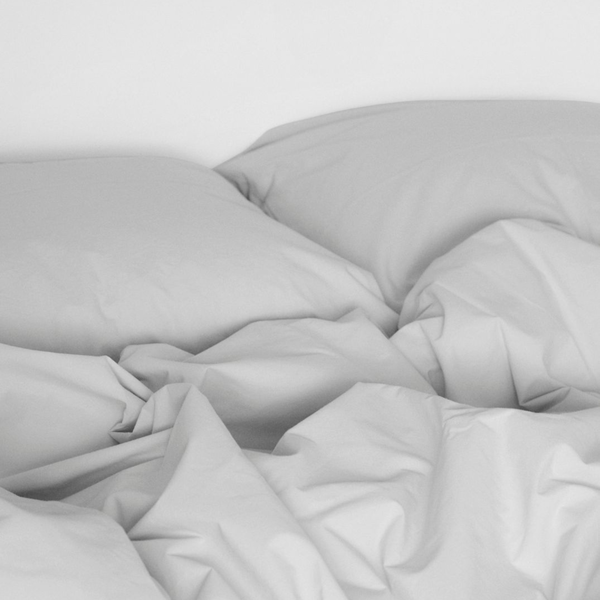 Percale sengesæt, lysegrå Percale sengesæt, lysegrå, Sekan