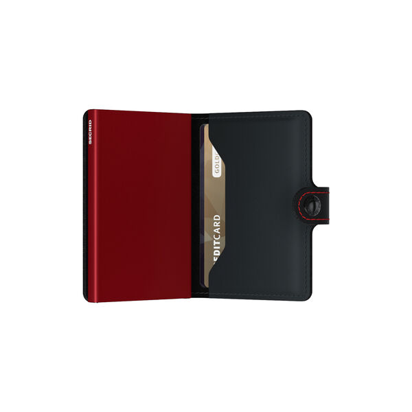 Miniwallet, matte black/red Miniwallet, matte black/red, Secrid