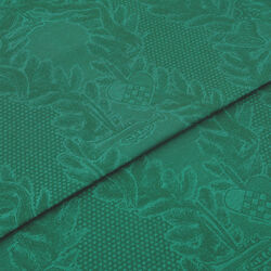 Stjerne Riflet Jul dug, grøn, Royal Copenhagen