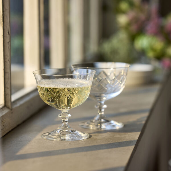 Eaton Champagneskål 2 stk., Lyngby Glas