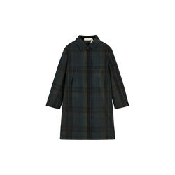 Noor Coat Check Oilskin Silkwax, foxleigh, Aiayu