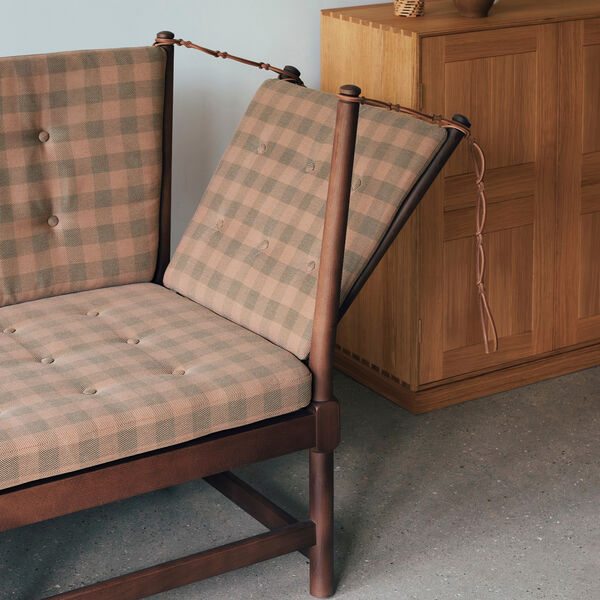 Tremmesofaen, Steelcut Beat 0335/chestnut brown, Fredericia Furniture