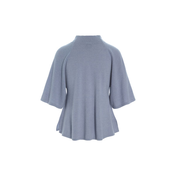 Cloud cashmere højhalset bluse, steel blue, BITTE KAI RAND