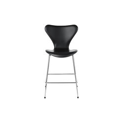 Serie 7&trade; 3187 fuldpolstret barstol, Essential sort, Fritz Hansen