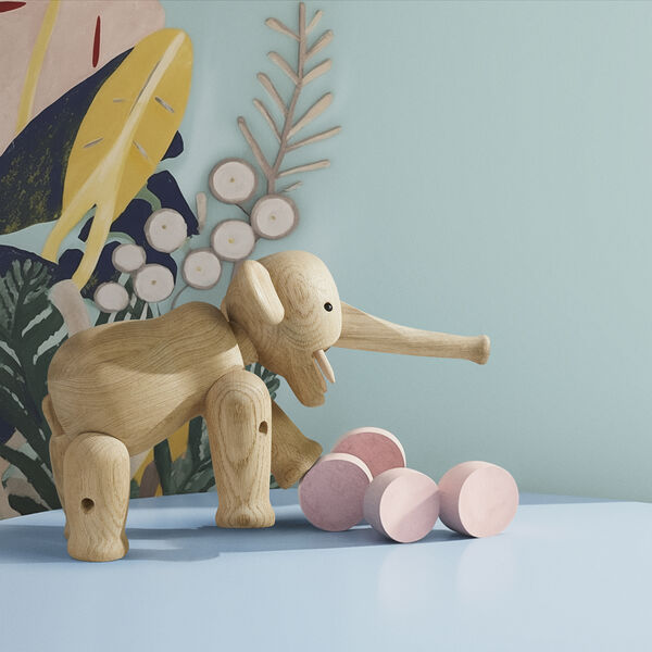 Elefant stor, eg, Kay Bojesen Denmark