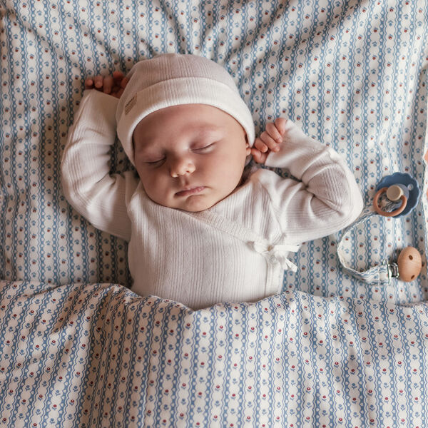 Bed Linen Baby, floral stripe Bed Linen Baby, floral stripe, MarMar Copenhagen