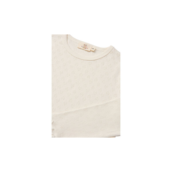 Pointelle Heart LS Tee, Copenhagen Colors Organics