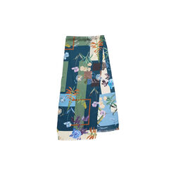 FLORAL GEO t&oslash;rkl&aelig;de, blue, Bella Ballou