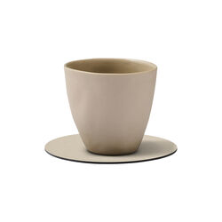 Serene glasbrik Circle, cream, LIND DNA