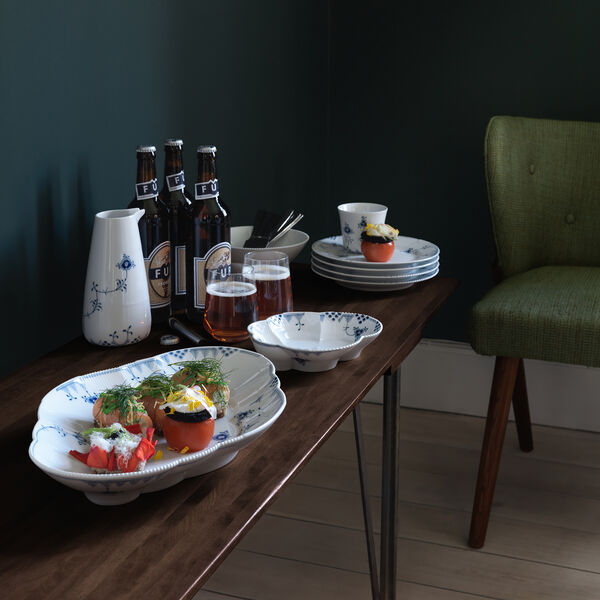 Blå Elements fad 38,5 cm, Royal Copenhagen