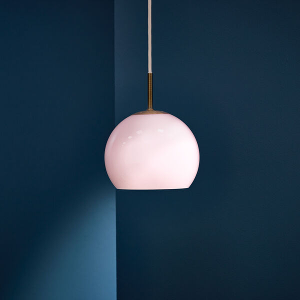 Ball Glass Pendant, light pink Ball Glass Pendant, light pink, FRANDSEN