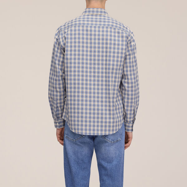 Deon Shirt , blue check, NN.07