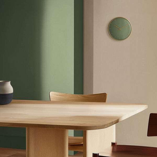 City Hall V&aelig;gur Medium, gr&oslash;n, Arne Jacobsen Clocks