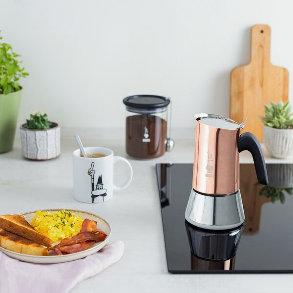 Venus espressokande 6 kopper, kobber, Bialetti