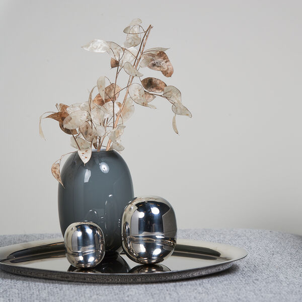 TwinBowl Super æg, rustfrit stål, Piet Hein