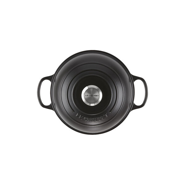 Signature st&oslash;bejern br&oslash;dform 24 cm, matte black, Le Creuset
